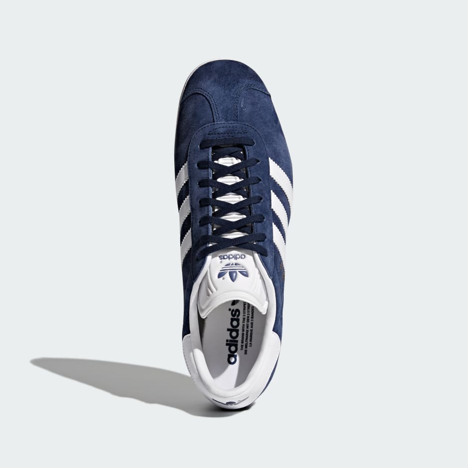Adidas Gazelle Shoes - Collegiate Navy / White / Gold Metallic