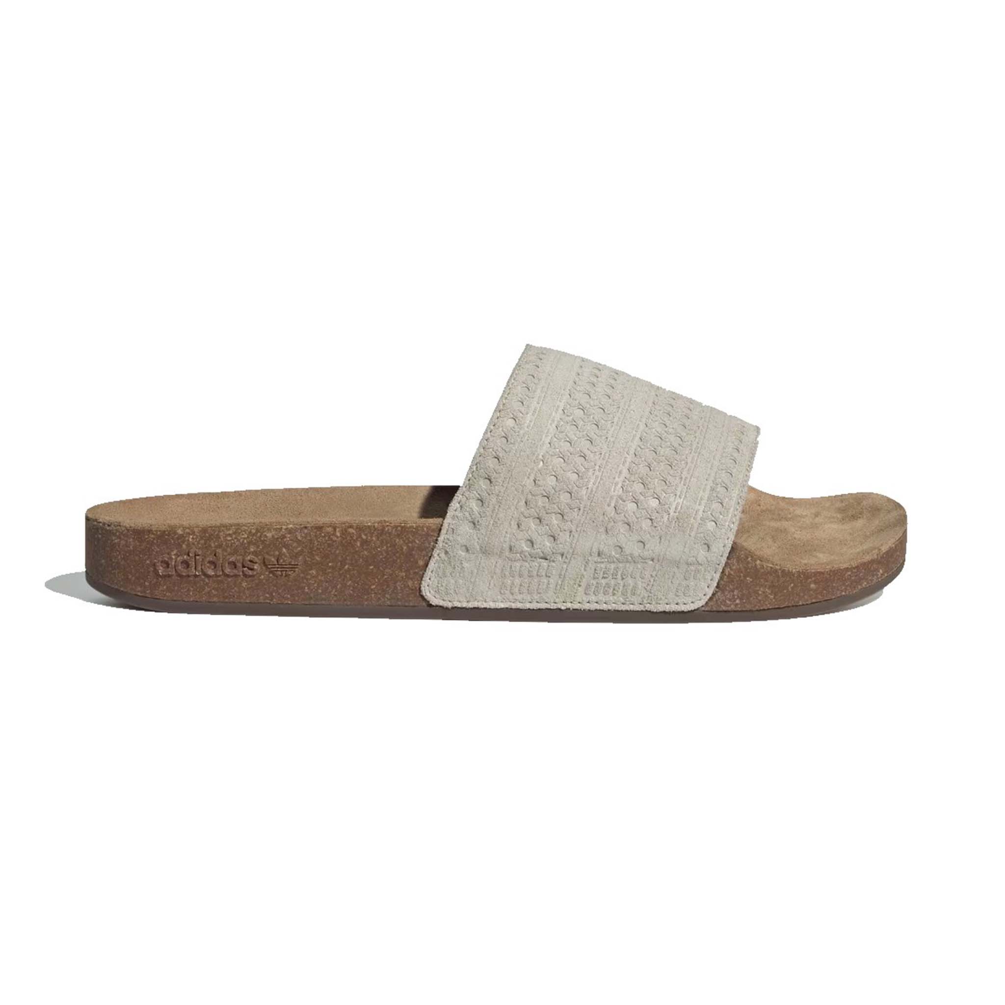 Adidas Adilette Cork Suede Slide Brown - Jango Mall