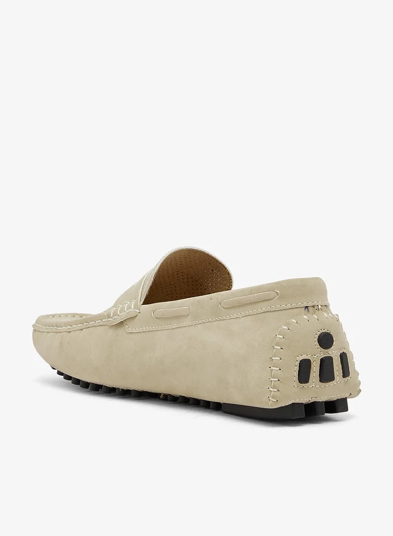 Robert Wood Casual Loafers  Beige