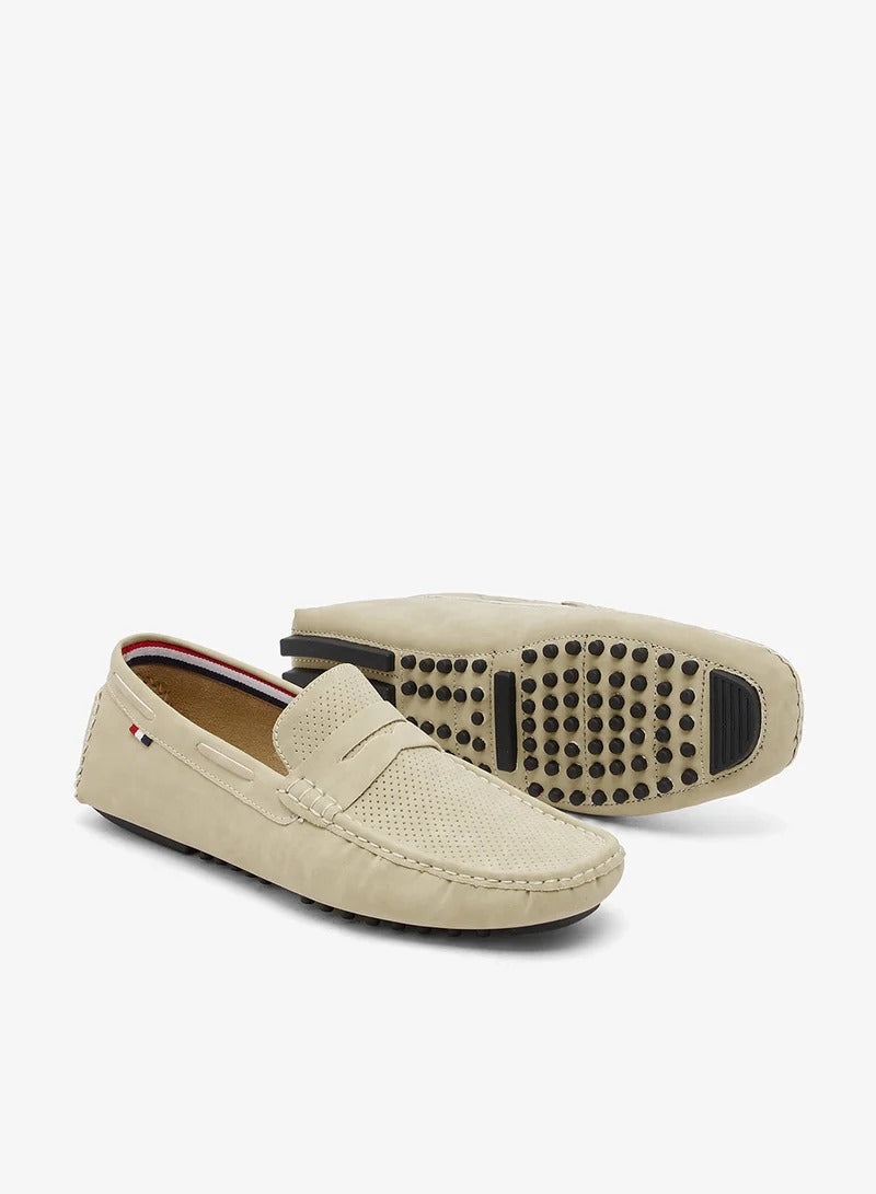 Robert Wood Casual Loafers  Beige
