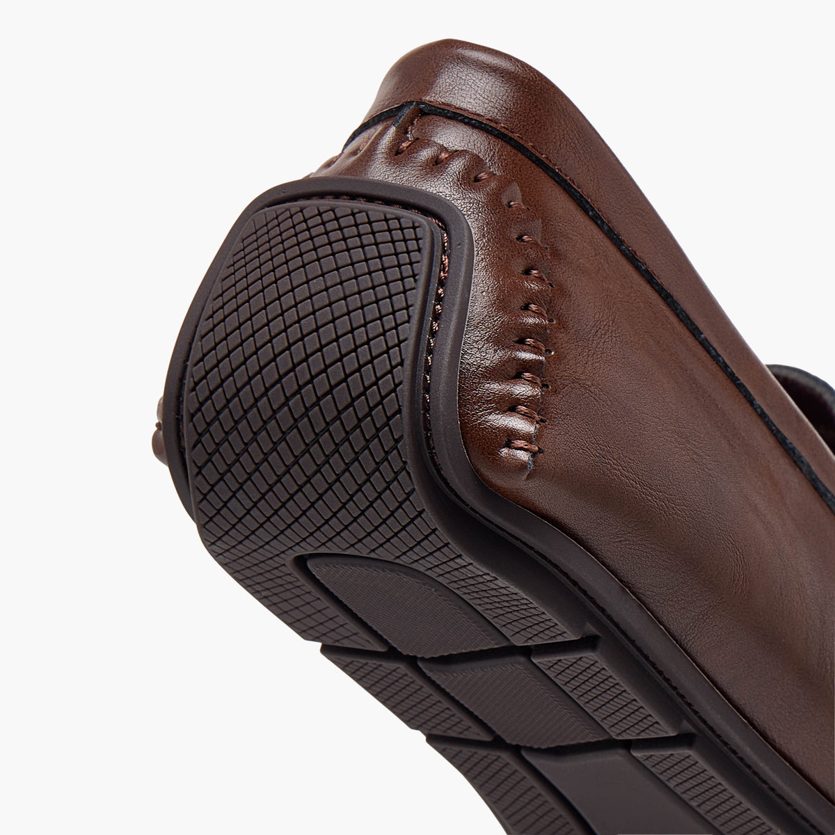 Renzo Ruganni Brown Men Slip-On Loafers