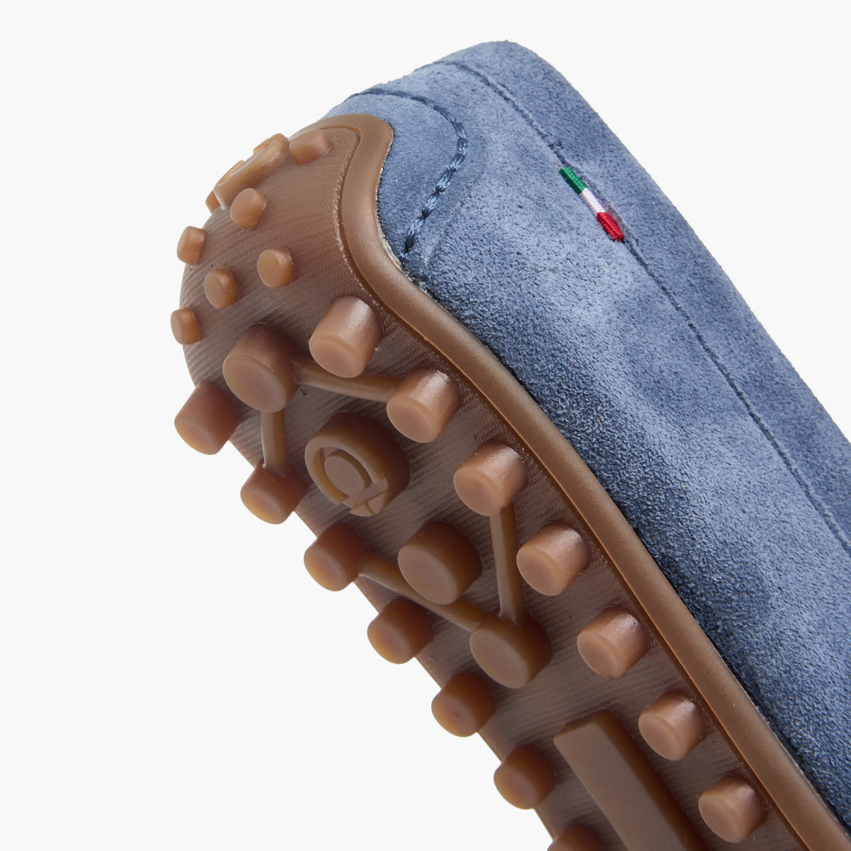 Renzo Ruganni Men Leather Moccasins Blue