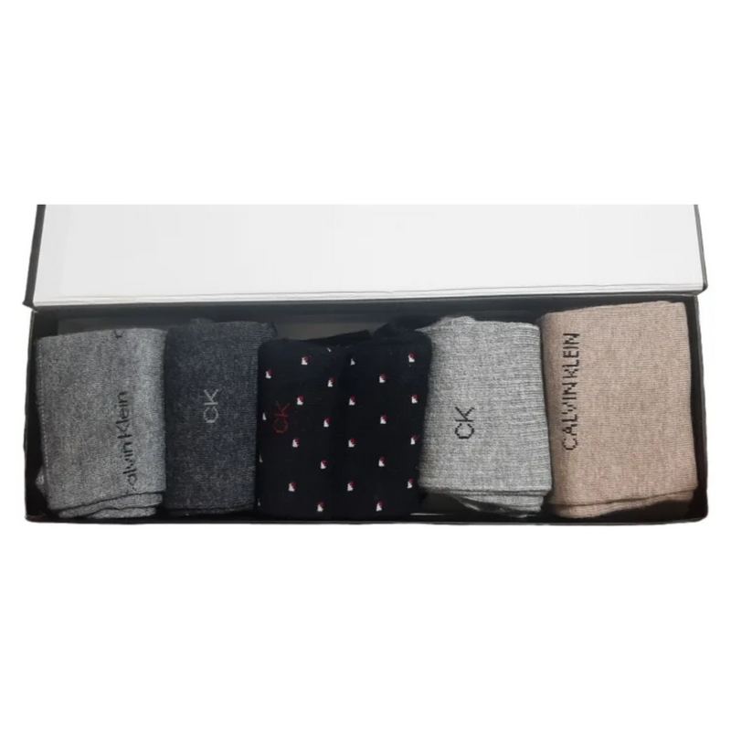 CK Pack Of 5 Socks for Men with Premium Gift Packing Export Quality