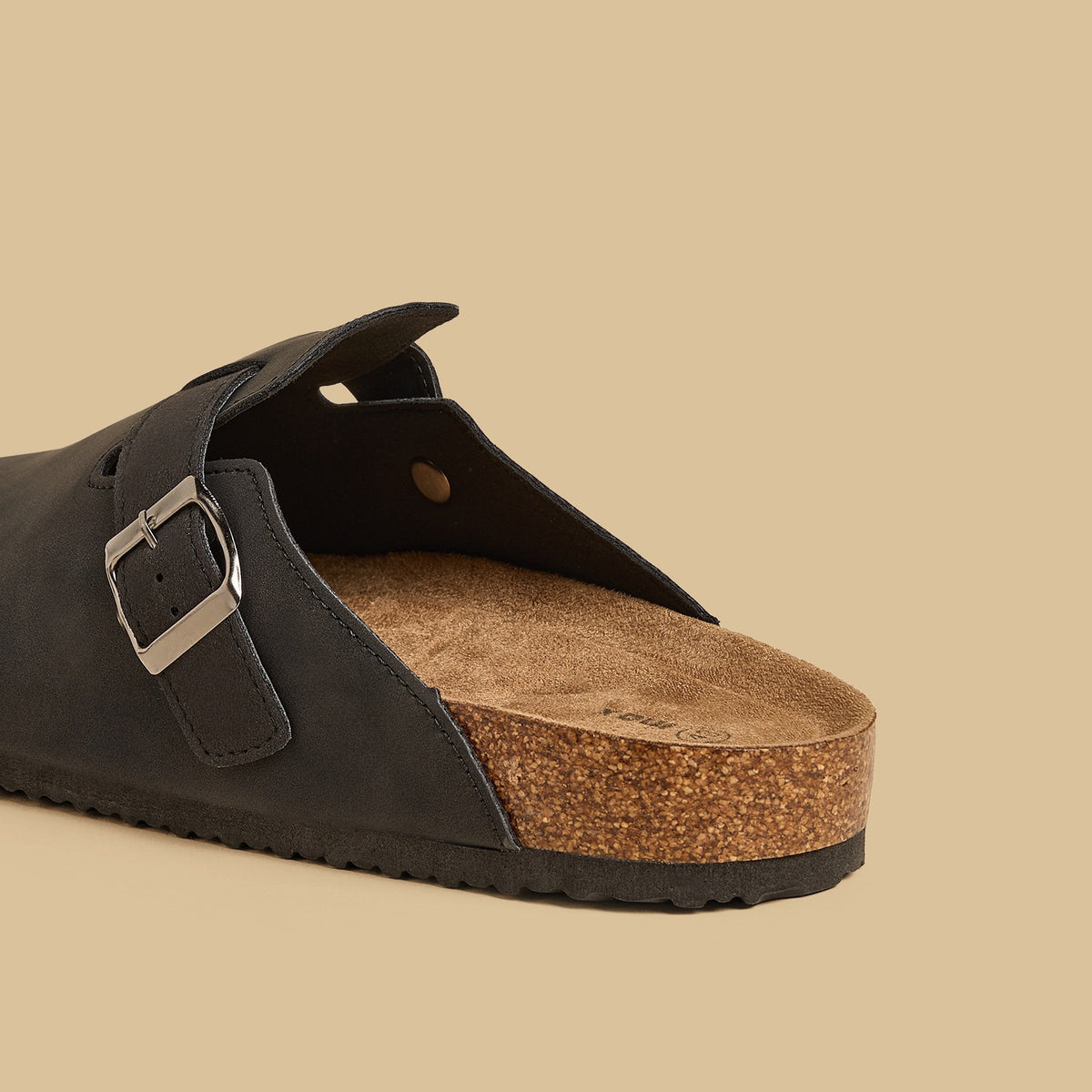 Max Buckle Detail Closed Toe Sandals Black for Men - image 5