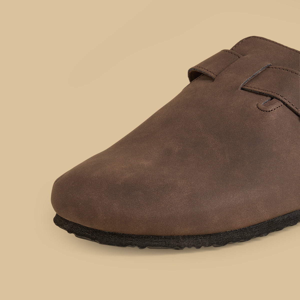 Max Buckle Detail Closed Toe Sandals Brown for Men - image 4
