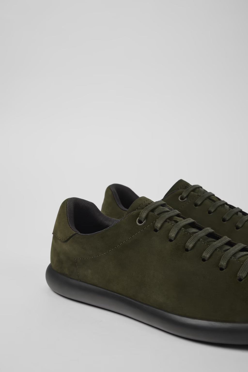 Camper Pelotas Soller Green nubuck sneakers for men