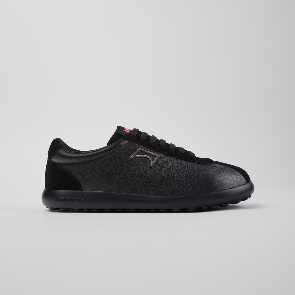 Camper Pelotas XLF Black Leather and Nubuk Sneakers for Men