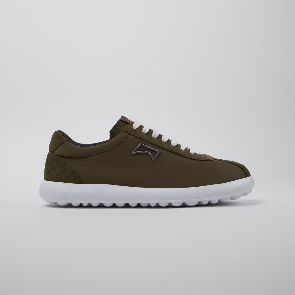 Camper Pelotas XLF Green Textile and Nubuck Leather Sneakers for Men