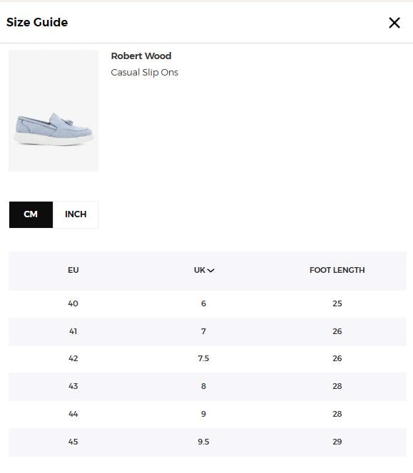 Robert Wood Casual Slip Ons Blue