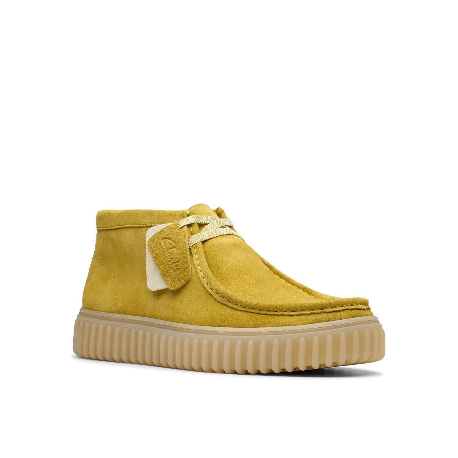 Clarks Lime Sued Hi Sneakers