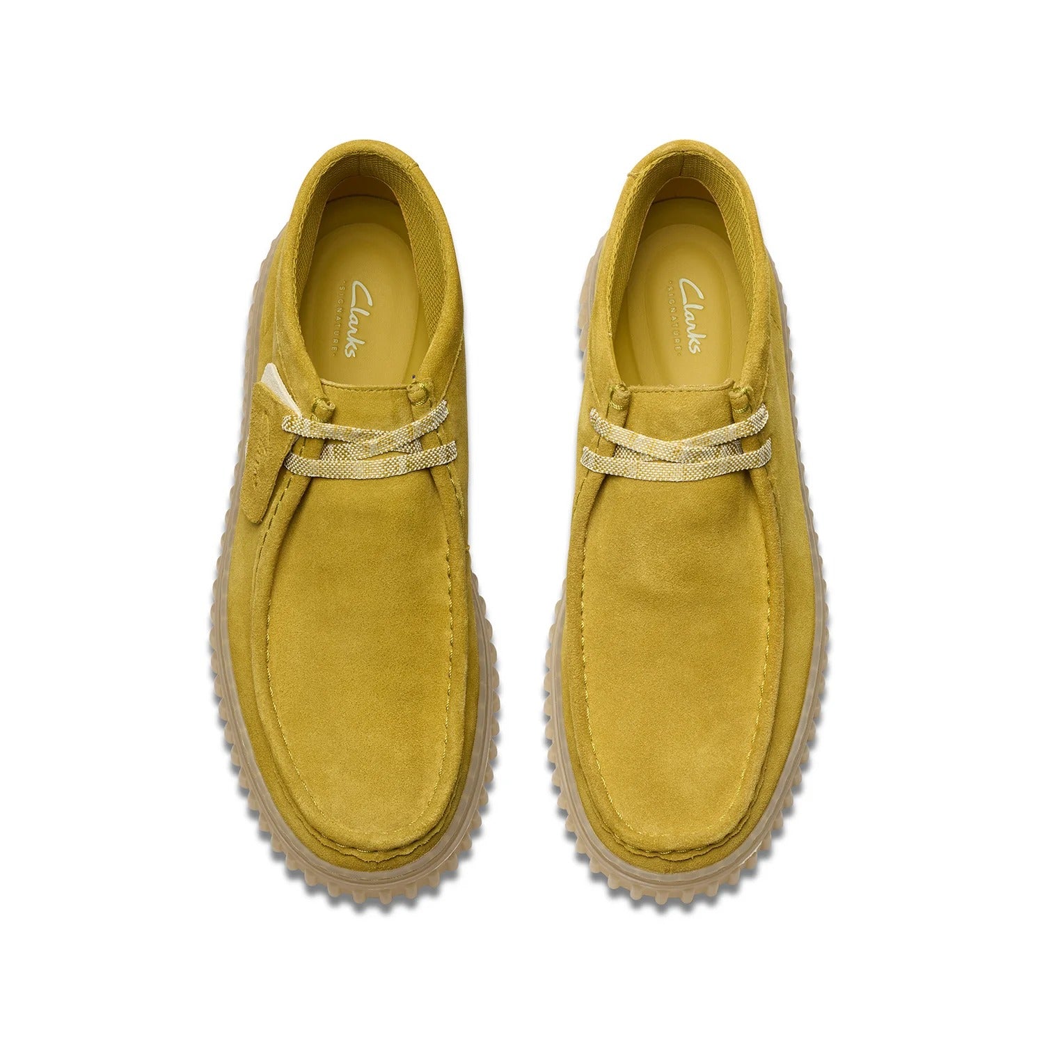 Clarks Lime Sued Hi Sneakers