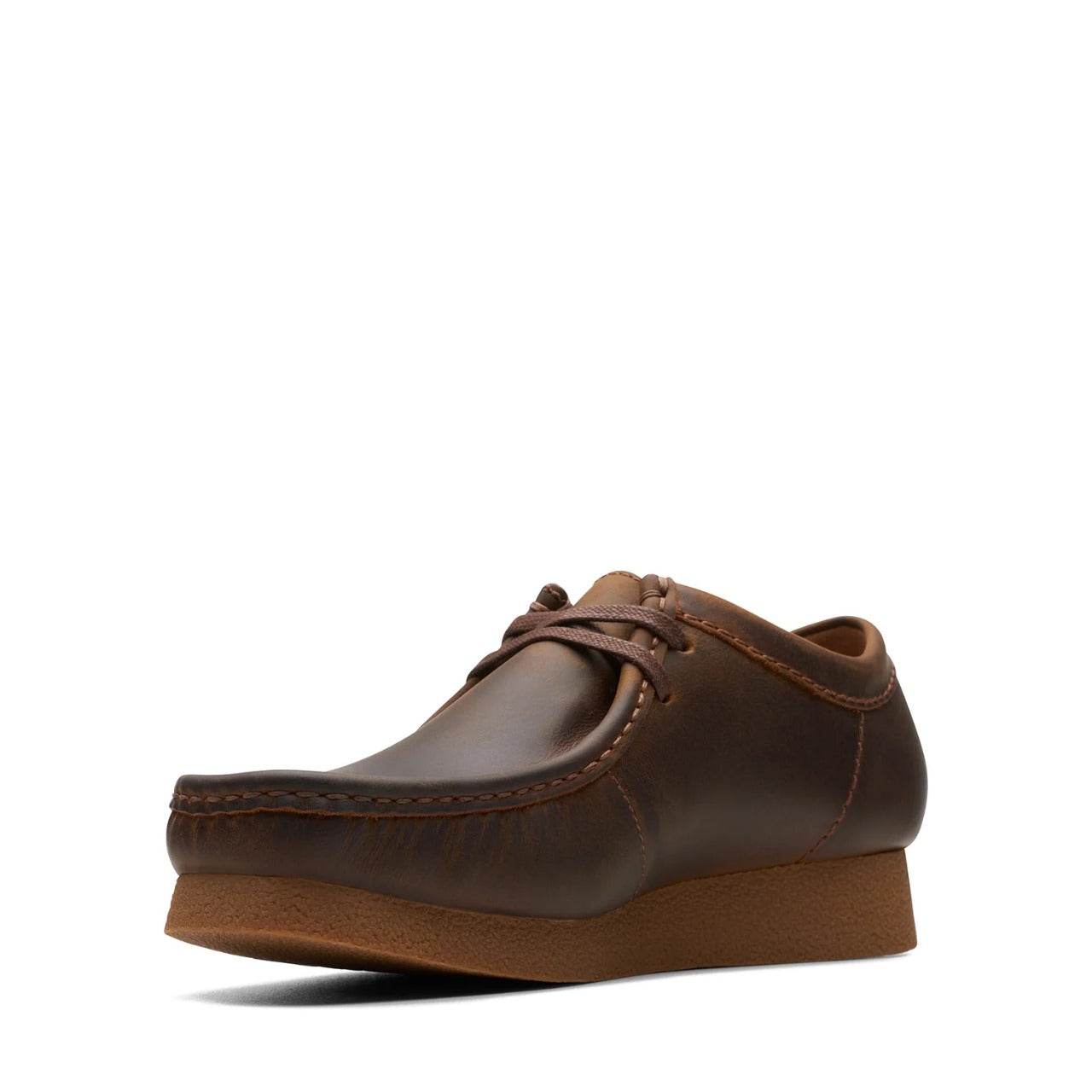 Clarks Mens - Wallabee Evo Sneaker  Beeswax