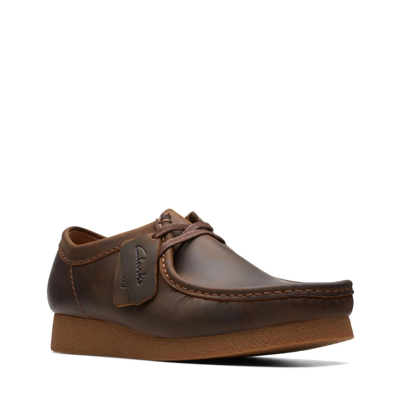Clarks Mens - Wallabee Evo Sneaker  Beeswax