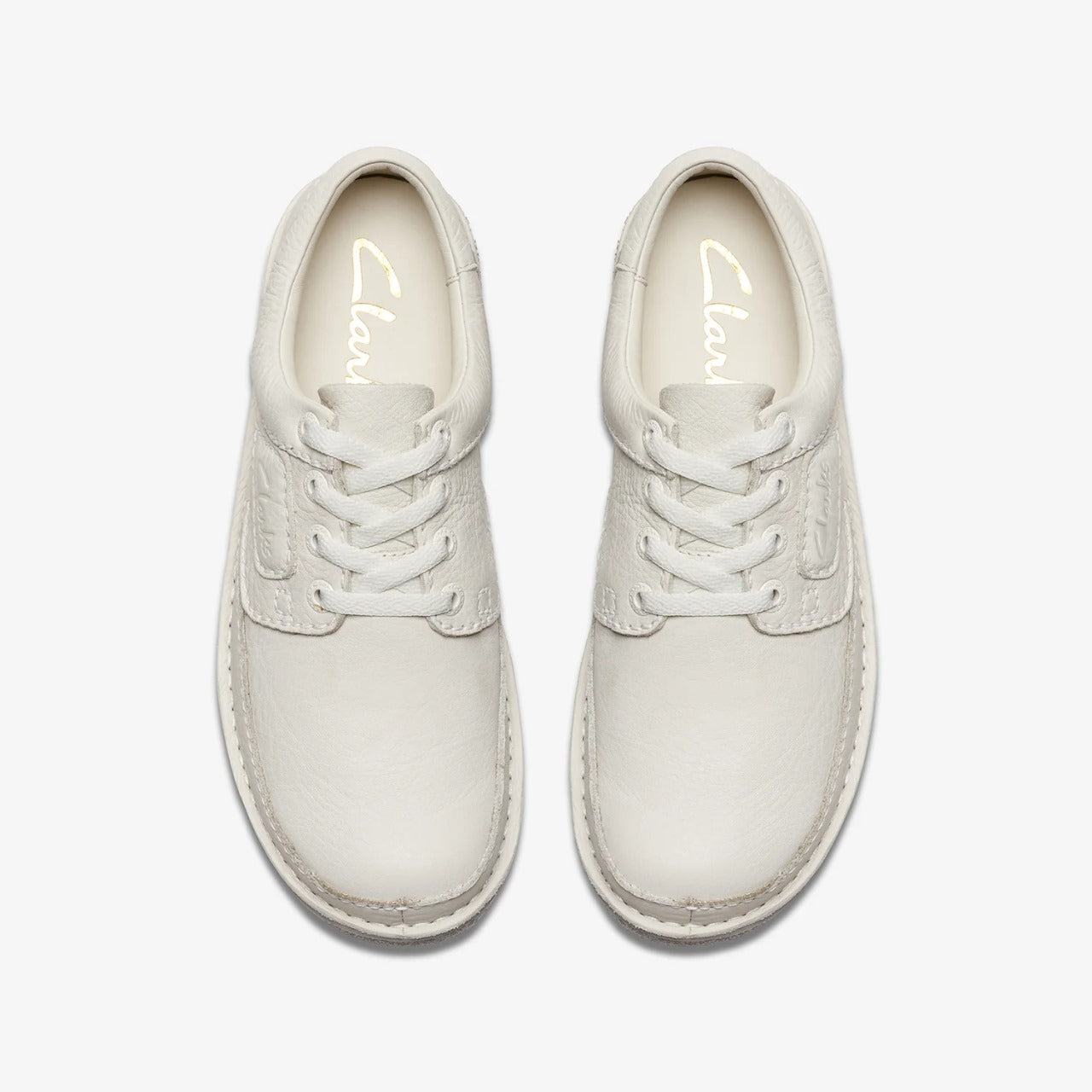 Clarks Mens NATURE II / White Leather