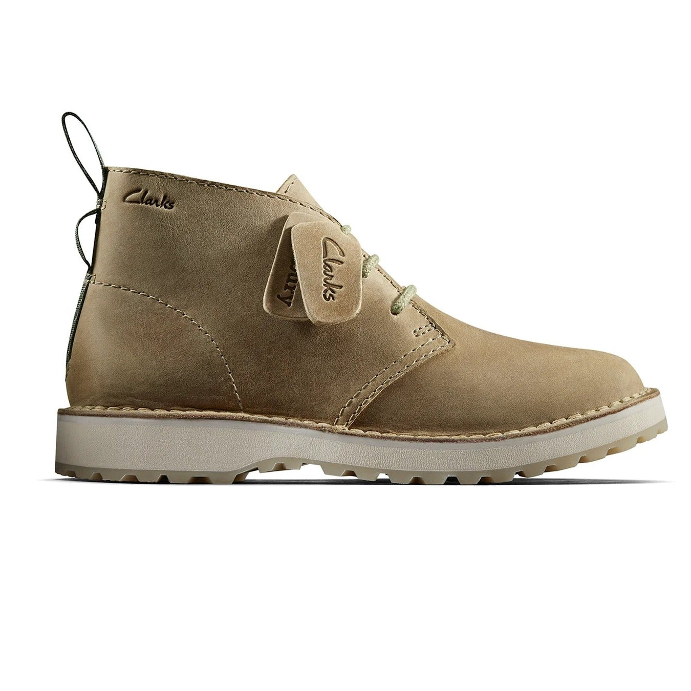 Clarks Mens Solsbury DB Dark sand Leather