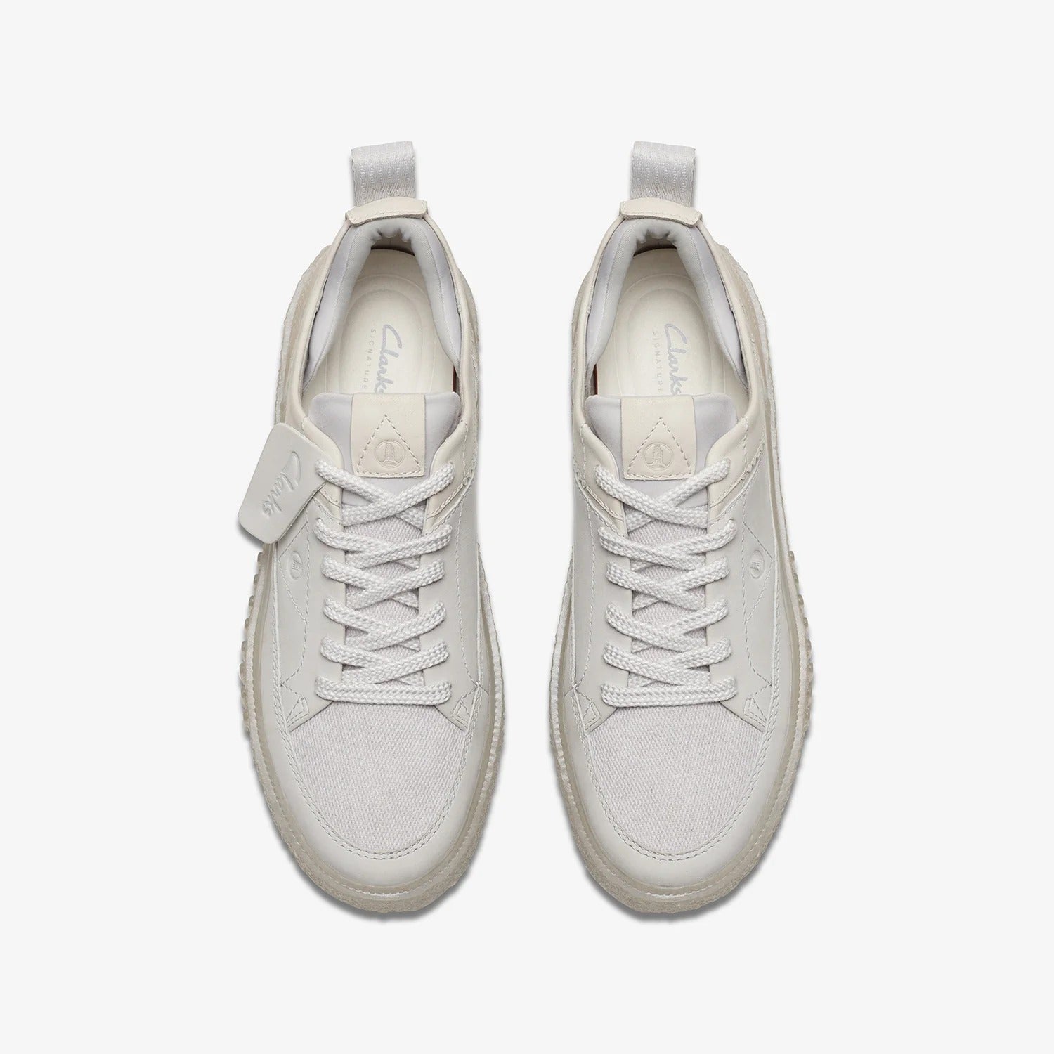 Clarks Mens Somerset Lace / Off white nubuck