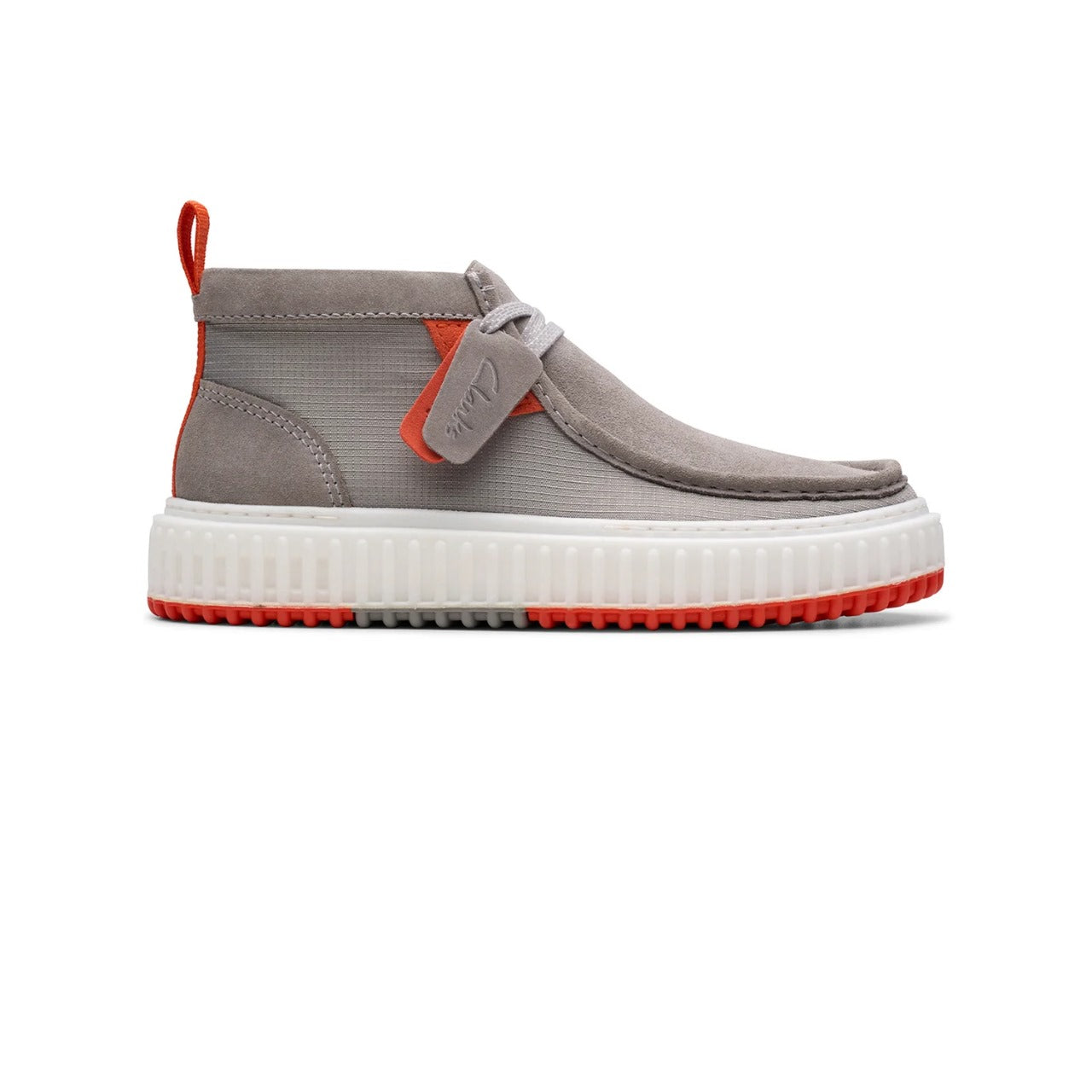 Clarks Mens Torlite Hi Sneaker Grey combination