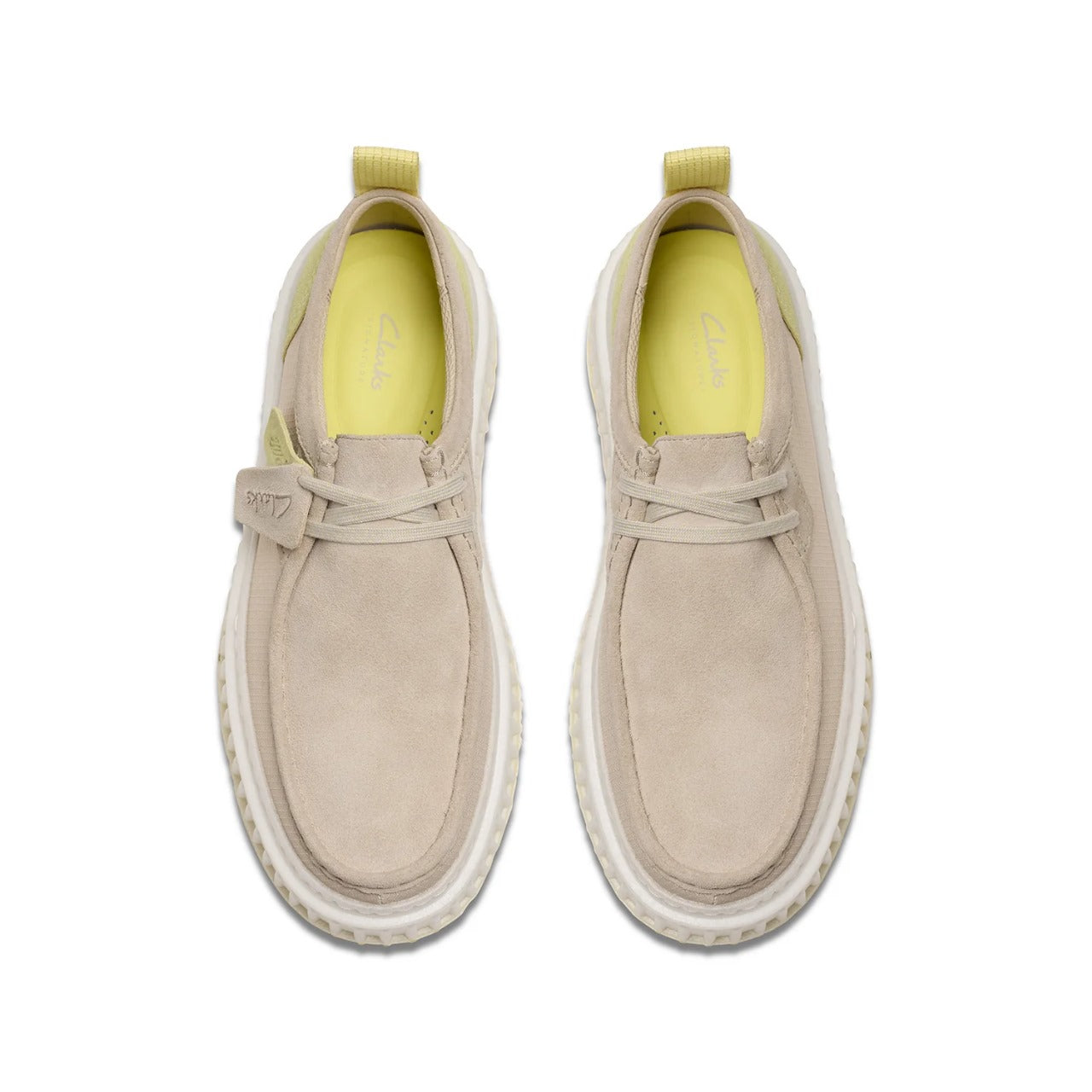 Clarks Mens Torlite Lo Sneaker Ecru combination