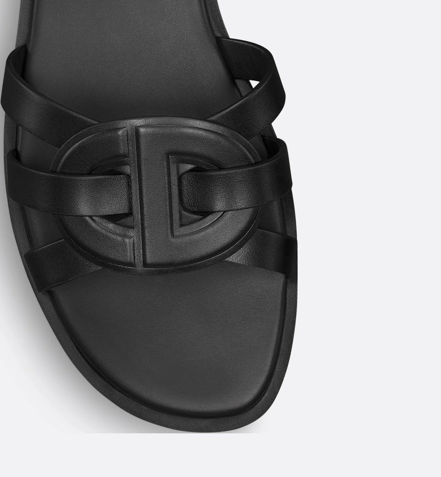 CTN D.I.O.R D-Club Black Slipper for Women