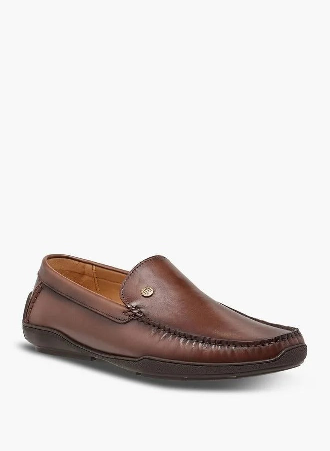 Mens Slip-ons Leather Moccasin by DUCHINI