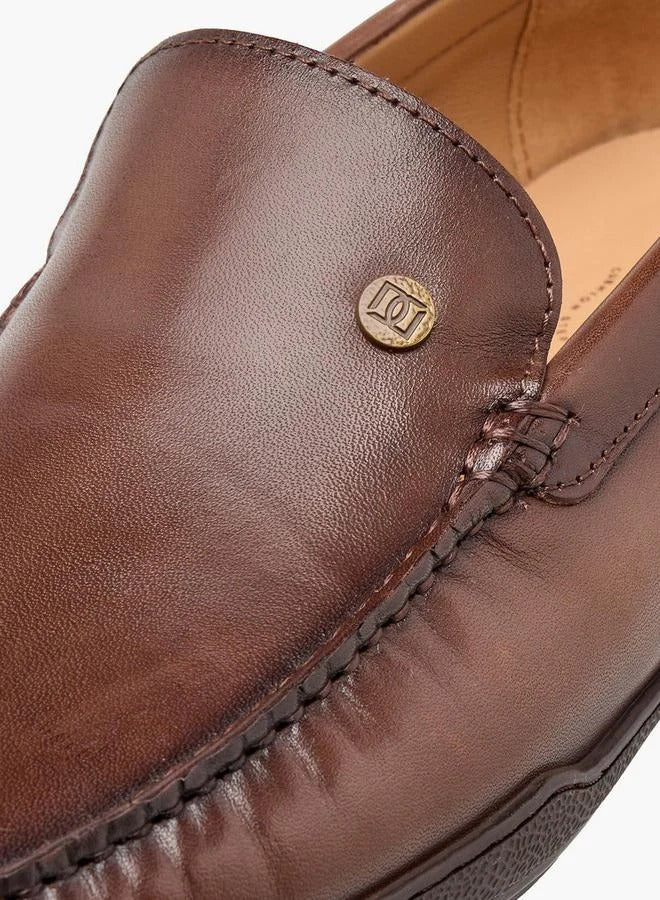 Mens Slip-ons Leather Moccasin by DUCHINI