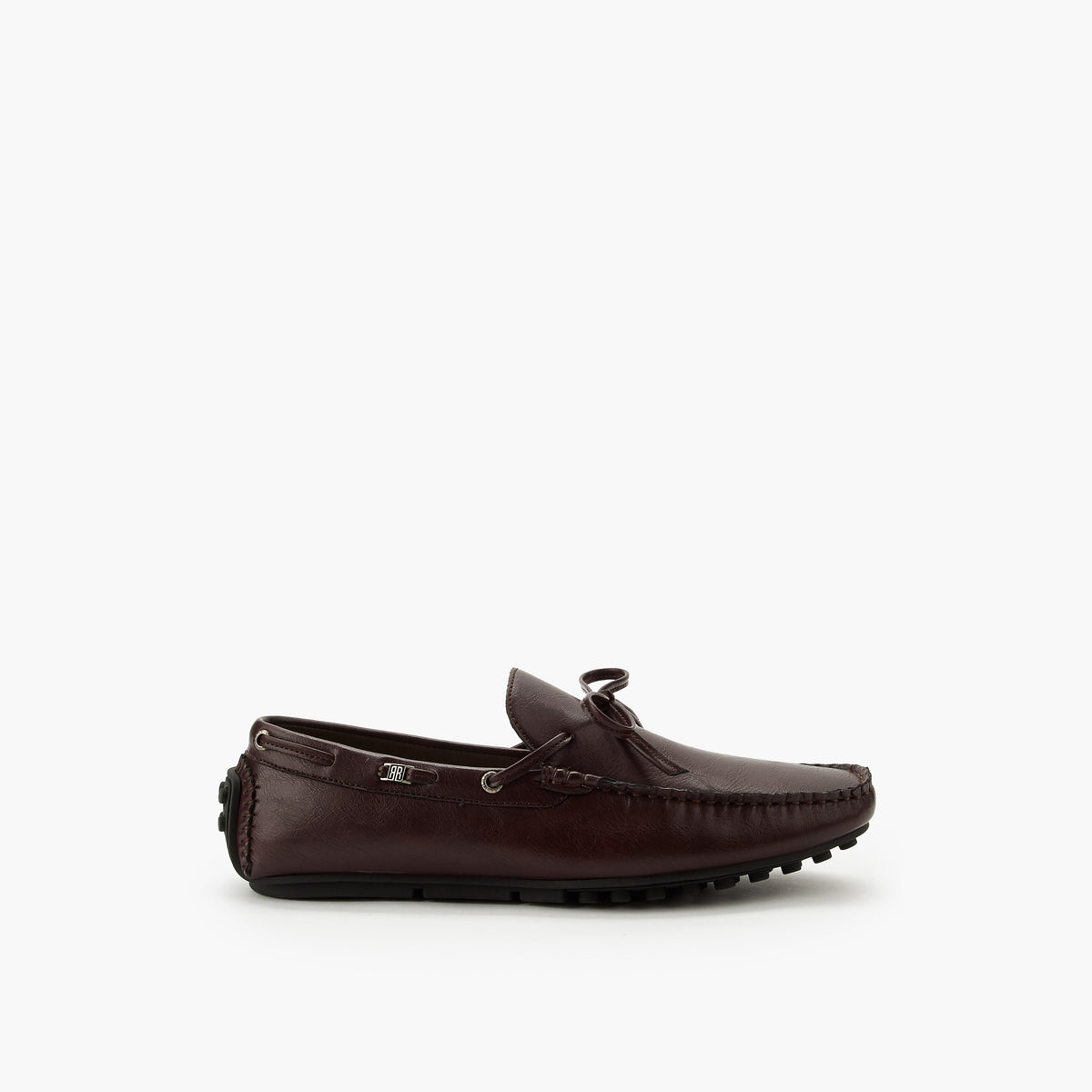 Renzo Ruganni Men Bow Trim Moccasins Brown
