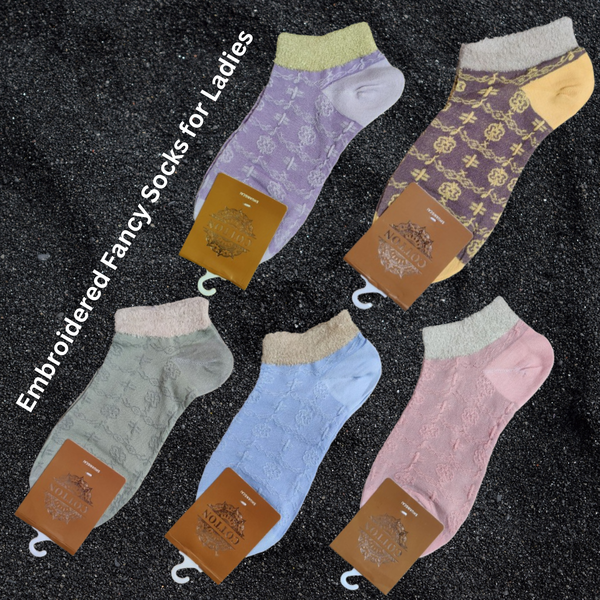 Fancy Socks for Women Pack of 10 - Jango Mall