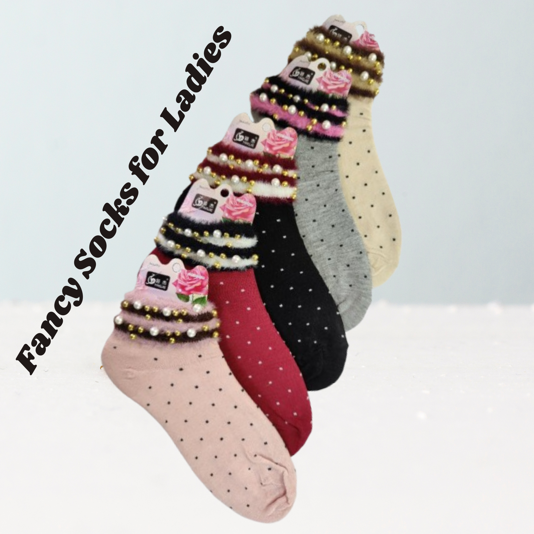 Fancy Socks for Women Pak of 10 - Jango Mall