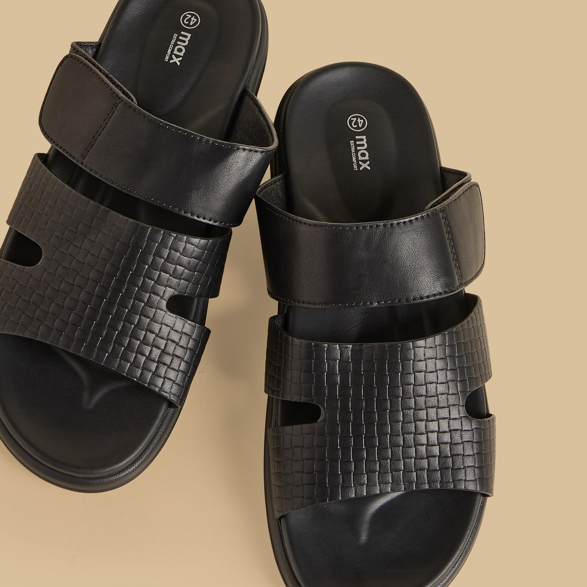 Max Textured Sandals Black for Men - image 3