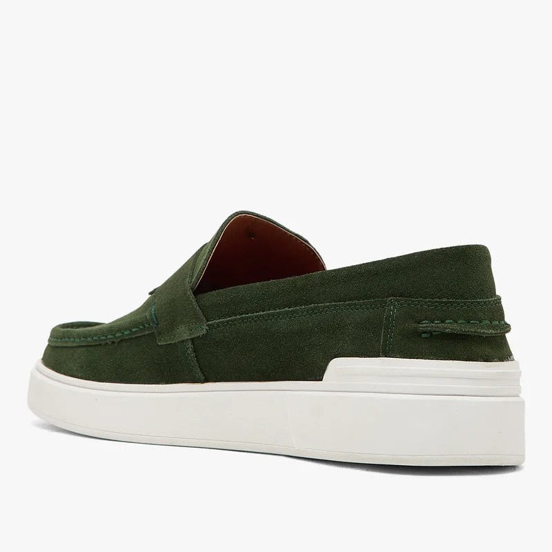 Genuine Leather Suede Casual Loafer Slip Ons