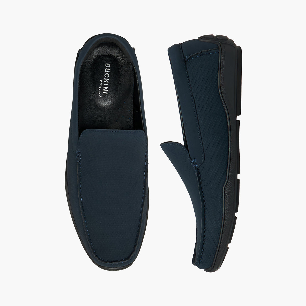 Duchini Men Slip-On Loafers Blue