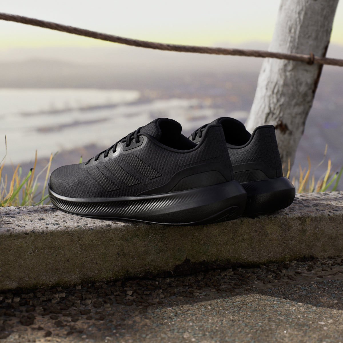 Adidas Runfalcon 3.0 Men's Running Shoes Core Black sole
