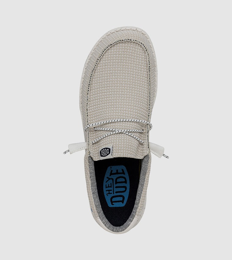 Hey Dude Wally Sport Shoes Cream White