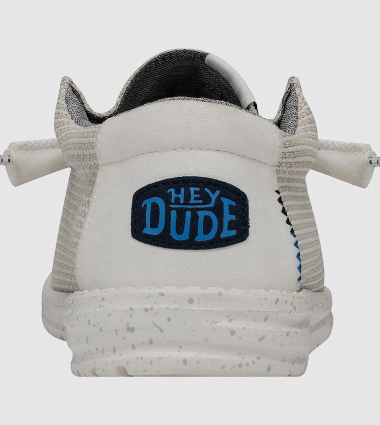 Hey Dude Wally Sport Shoes Cream White