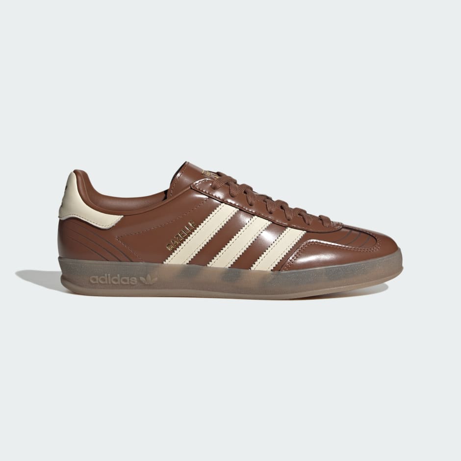 Adidas GAZELLE INDOOR SHOES - Preloved Brown / Wonder White / Gum