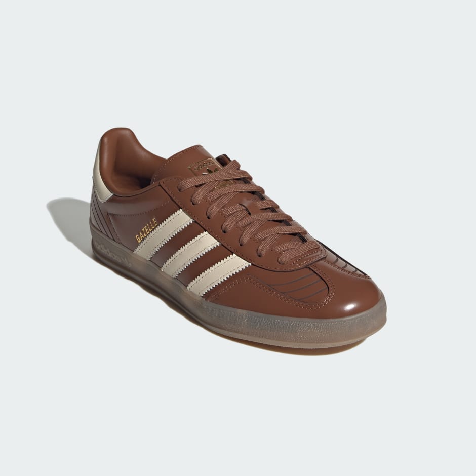 Adidas GAZELLE INDOOR SHOES - Preloved Brown / Wonder White / Gum