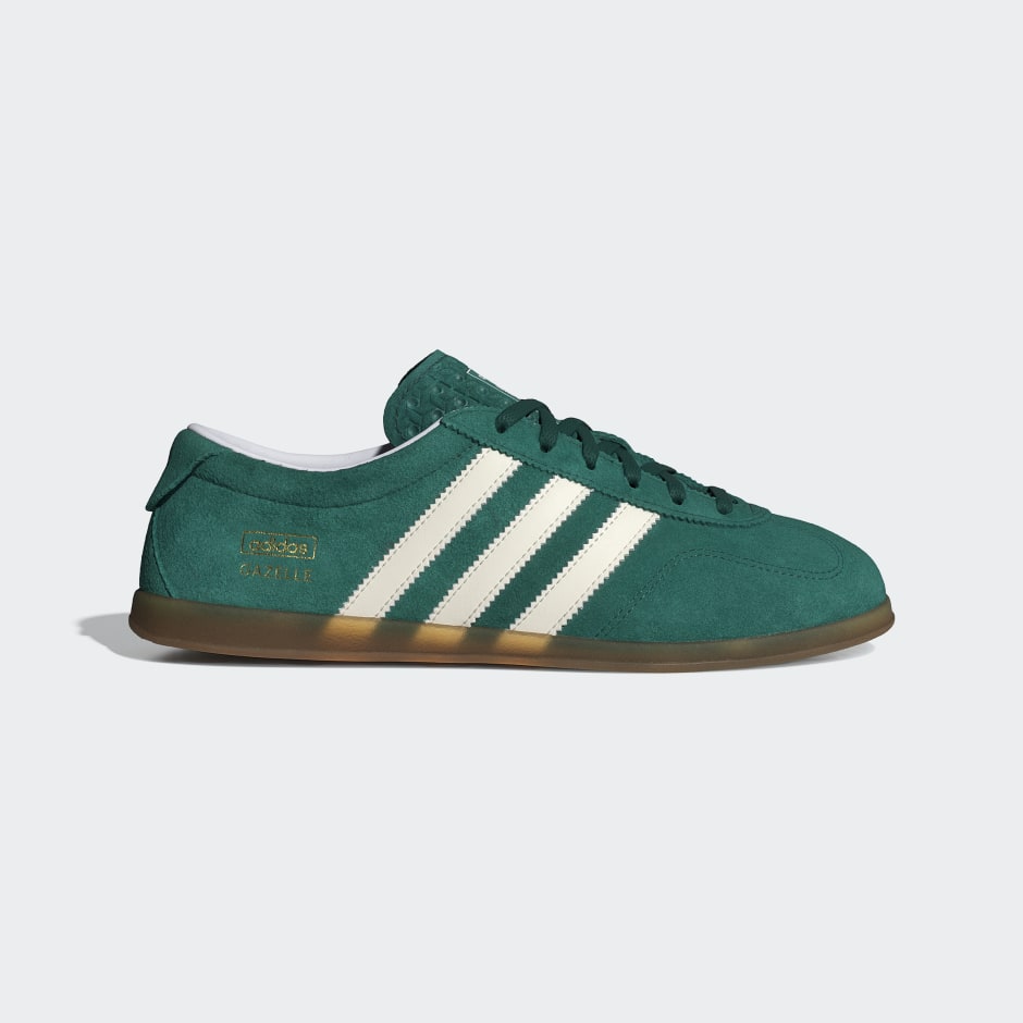 Adidas Gazelle Lo Pro Shoes - Collegiate Green / Cloud White / Gum