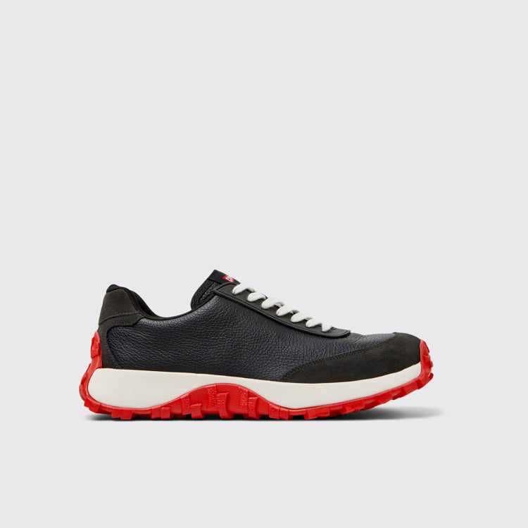 Side view of Drift Trail VIBRAM Multicolor Leather Sneakers for Men.