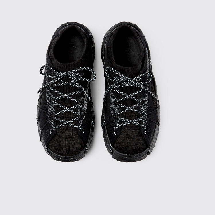 Overhead view of ROKU Multicolor Textile Sneakers for Men.