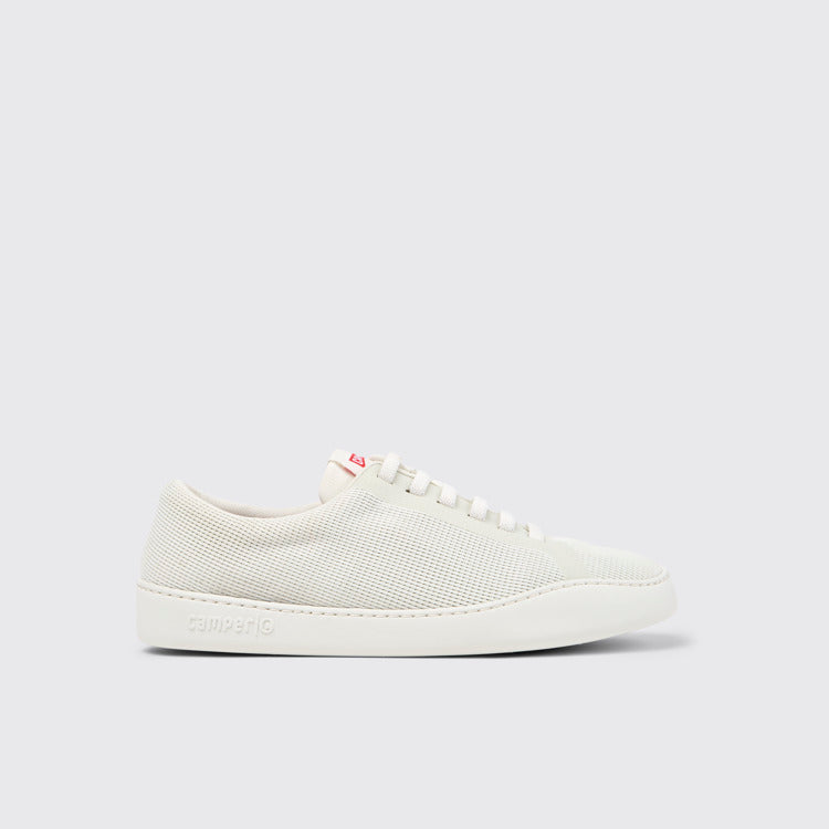 Side view of Peu Touring White Recycled Engineered Materials Sneakers for men.