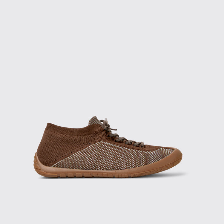 Side view of Peu Path Multicolor Recycled PET Sneaker Boots for Men.