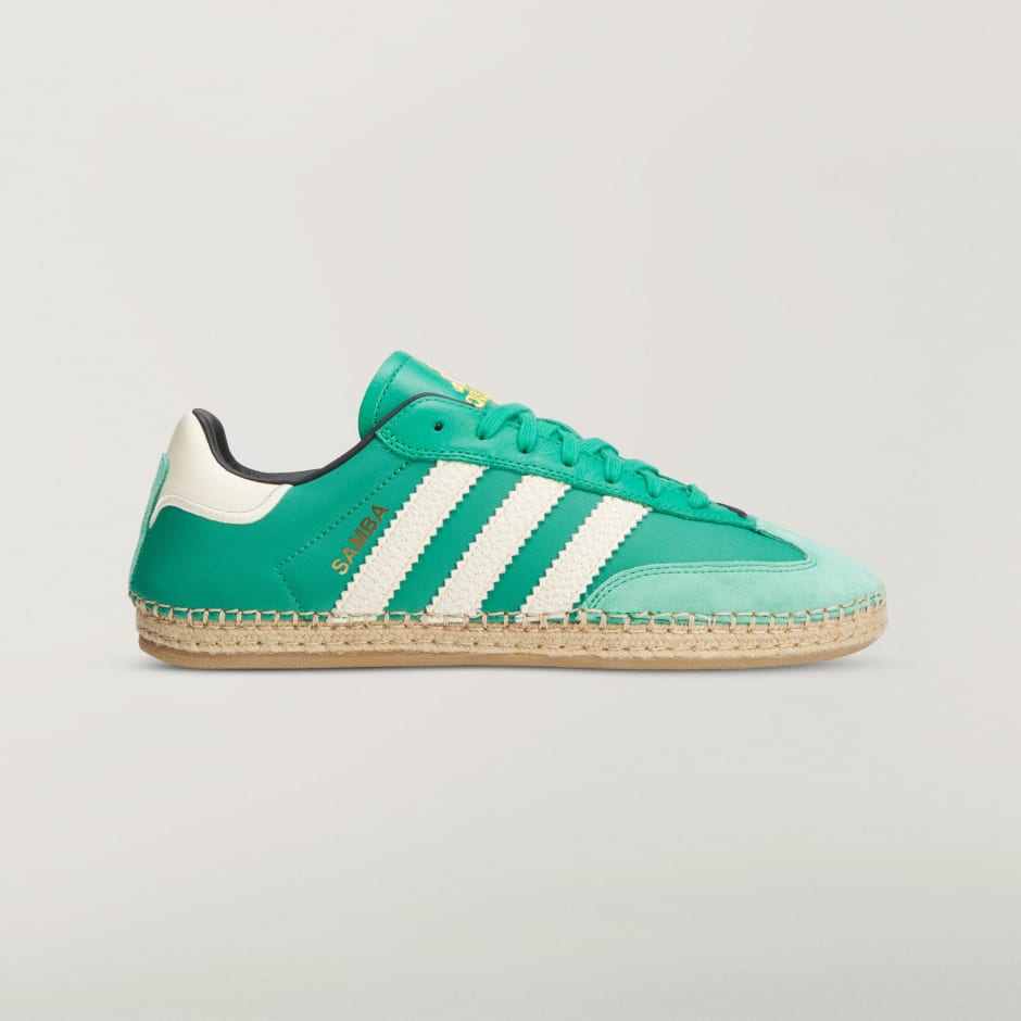 Adidas CLOT Samba By Edison Chen Trainers - Court Green / Warm Vanilla / Core Black