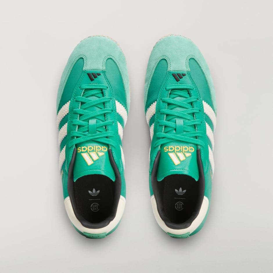Adidas CLOT Samba By Edison Chen Trainers - Court Green / Warm Vanilla / Core Black