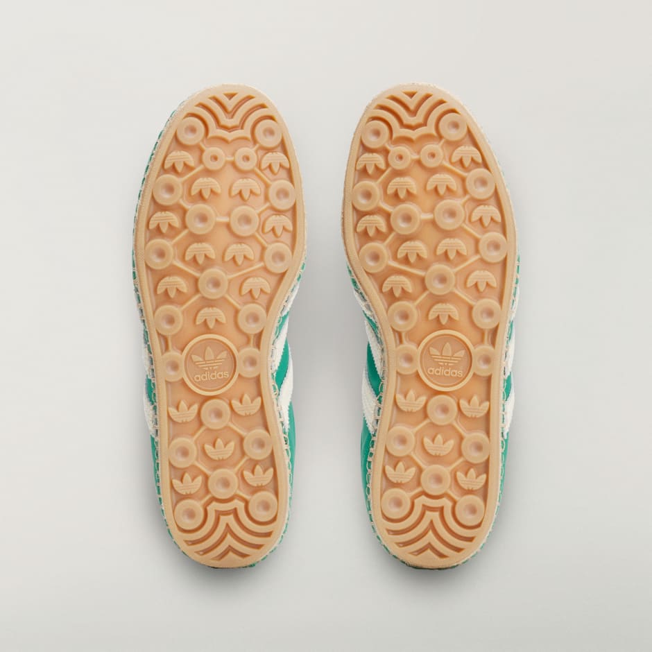 Adidas CLOT Samba By Edison Chen Trainers - Court Green / Warm Vanilla / Core Black