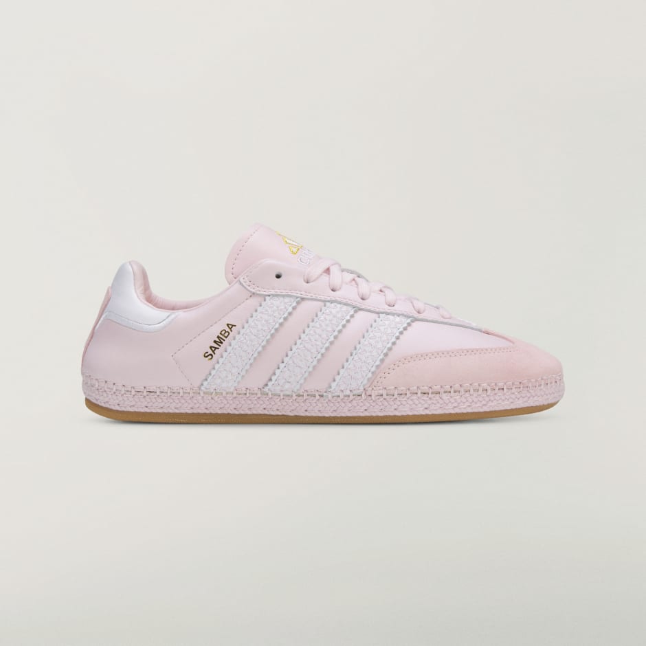Adidas CLOT Samba By Edison Chen Trainers - Pearl Amethyst / Cloud White / Pearl Amethyst