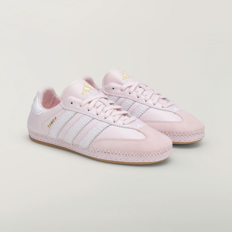 Adidas CLOT Samba By Edison Chen Trainers - Pearl Amethyst / Cloud White / Pearl Amethyst