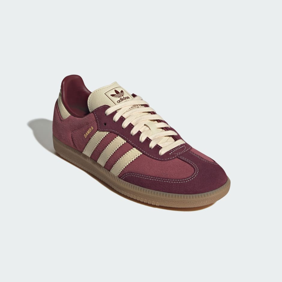 Adidas SAMBA OG SHOES - Shadow Red / Warm Vanilla / Gum