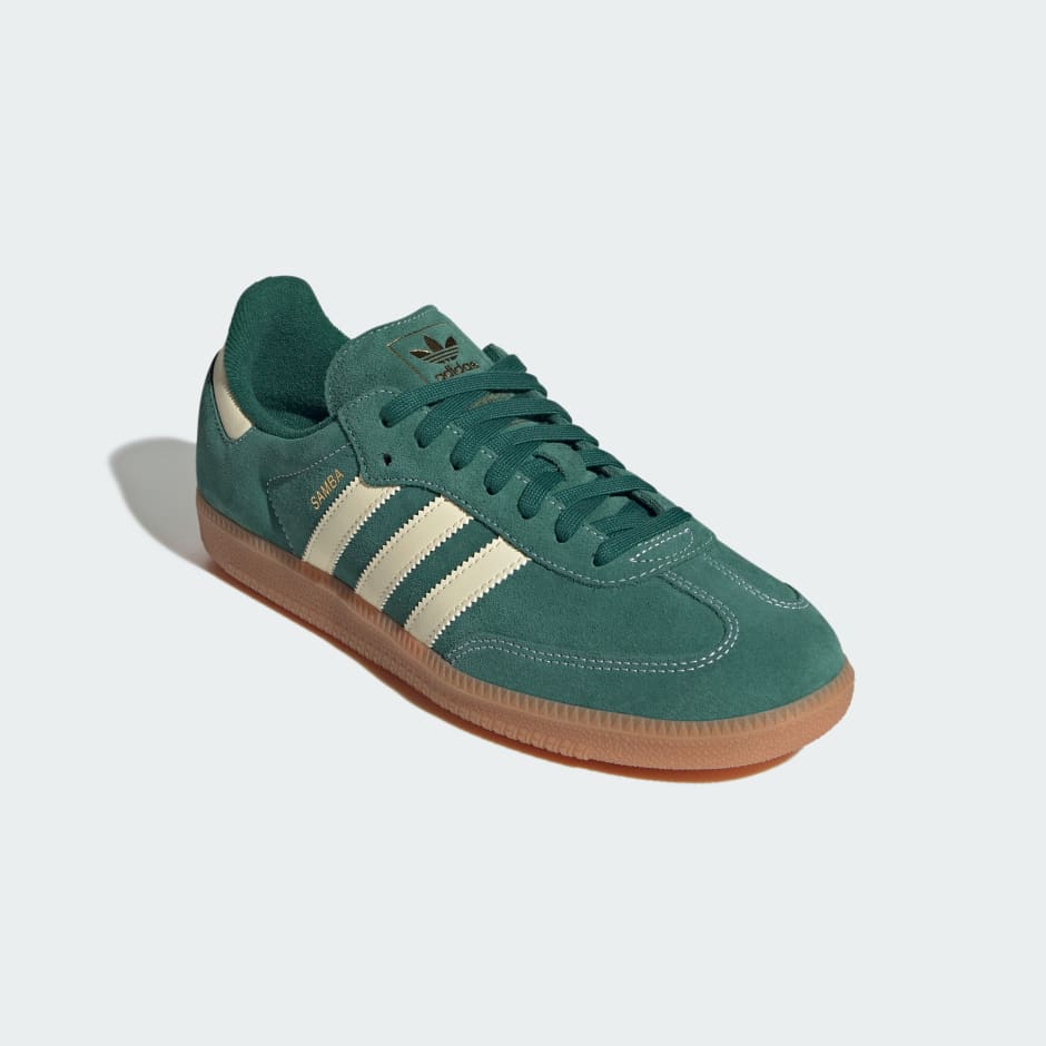 Adidas SAMBA OG SHOES - Collegiate Green / Warm Vanilla / Gum