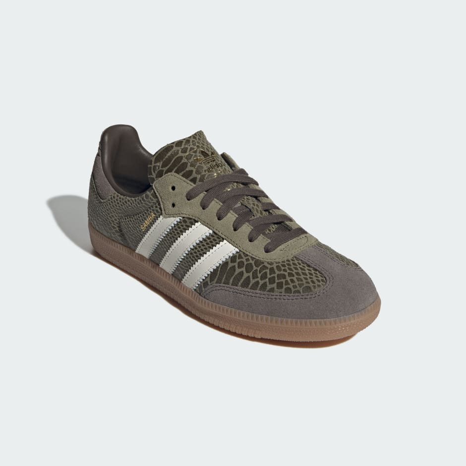 Adidas SAMBA OG SHOES - Focus Olive / Off White / Gum