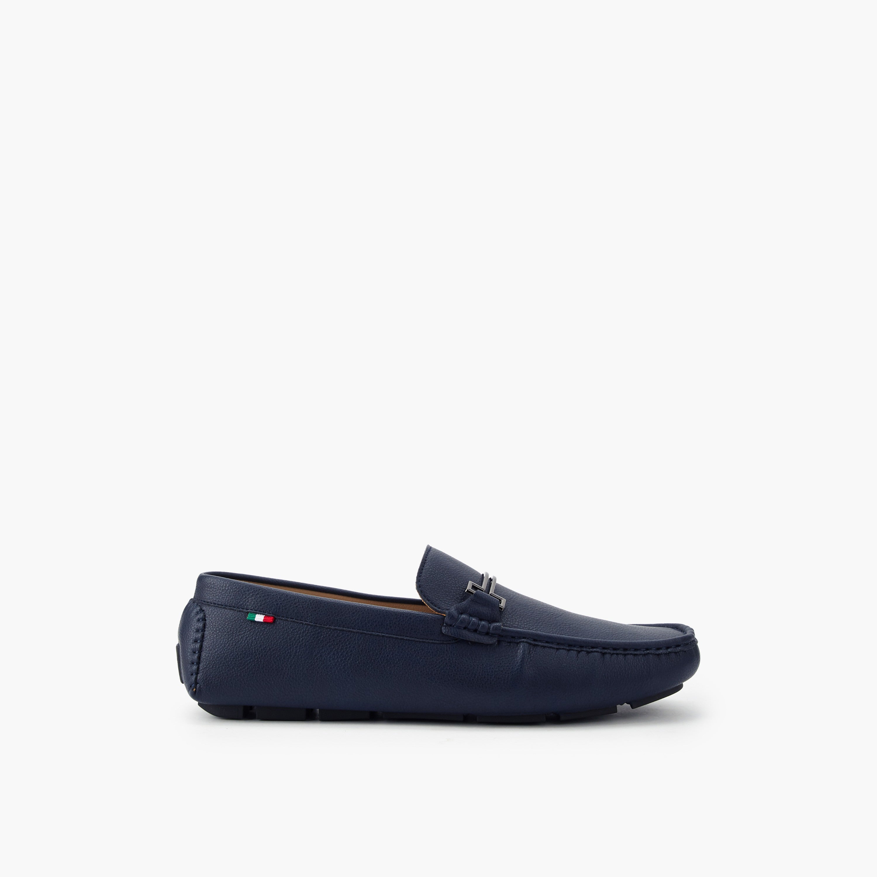 Renzo Ruganni Men Slip-On Loafers Blue